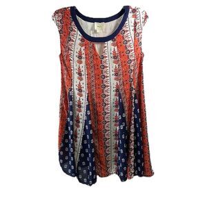 Maeve Anthropologie Canadice Patchwork Swing Dress Size S